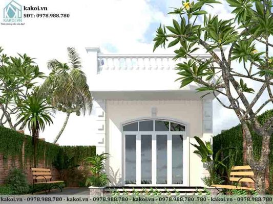 nhà cấp 4 5x7m