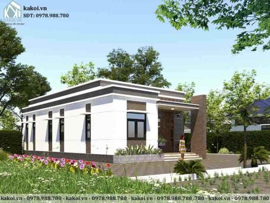 Hệ thống cửa được bố trí hợp lý giúp không gian nhà thông thoáng hơn