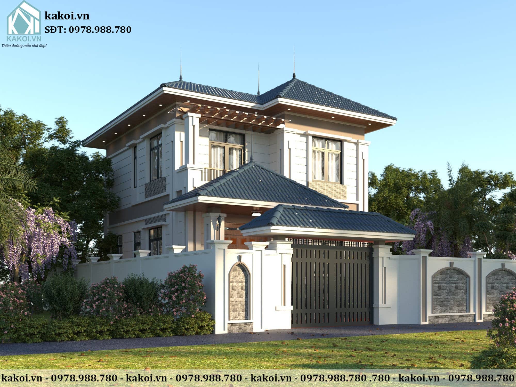 biệt thự hiện đại 10x12m