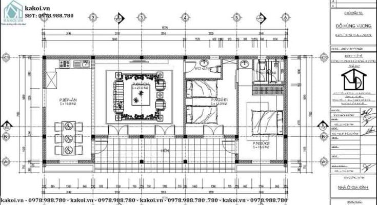 Mặt bằng công năng tiện nghi, khoa học của nhà ở