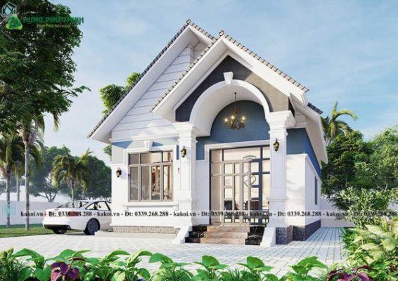 Mẫu nhà cấp 4 mái thái 3 phòng ngủ