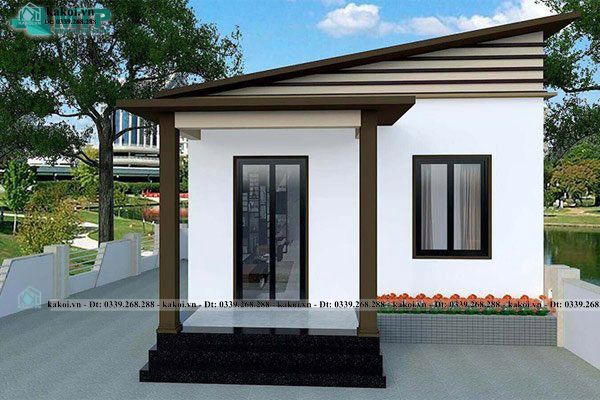 Nhà cấp 4 nông thôn mái lệch ưu điểm